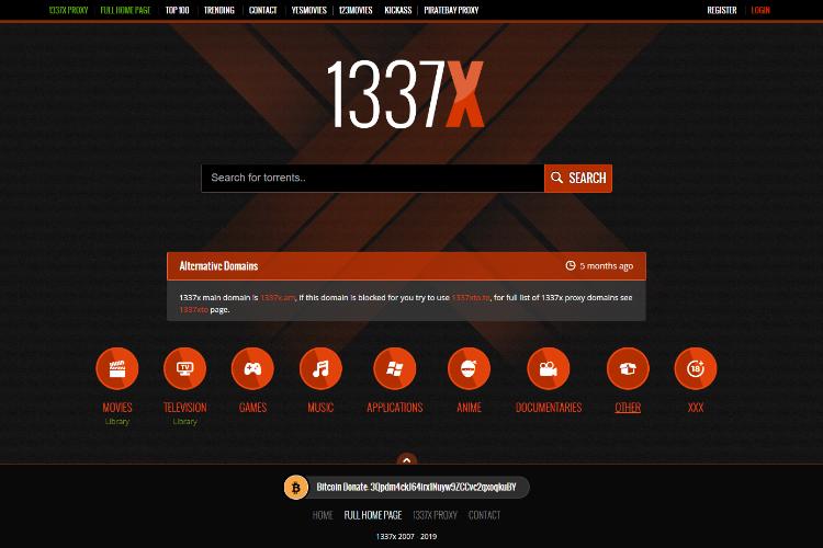 1337x –    Website     link
