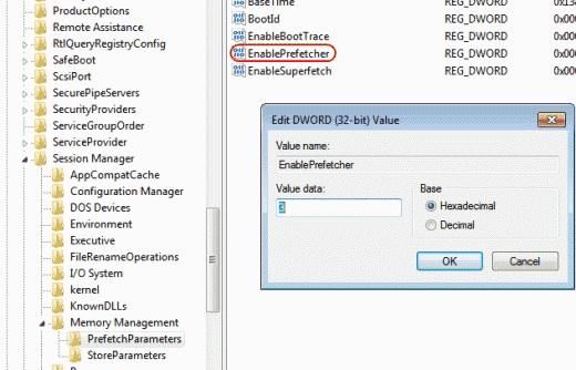 Enabling or Disabling from the Registry