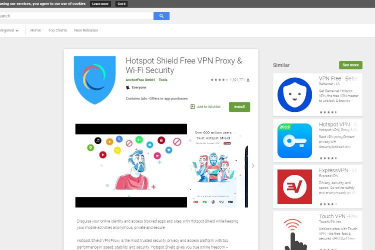 HotspotShield Free VPN